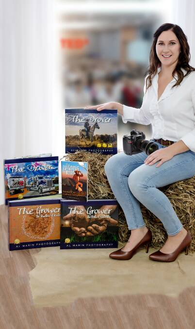 Power of storytelling: Alice with her books that celebrate the essence of Australian agriculture.