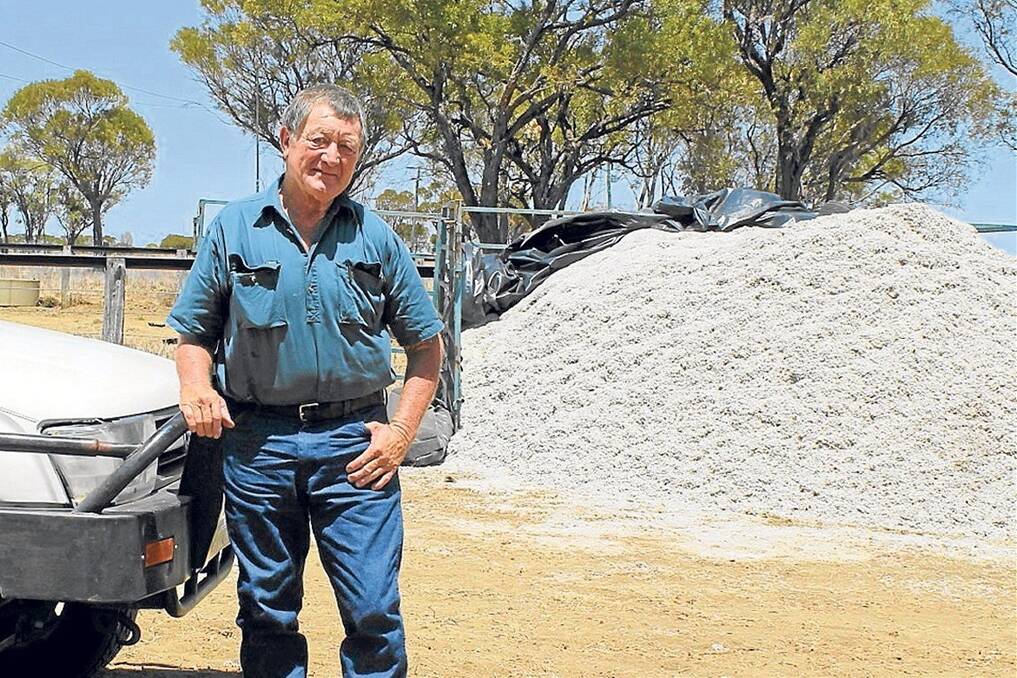 John Cameron says his latest load of cottonseed will last him until mid-January, after which his options are limited.