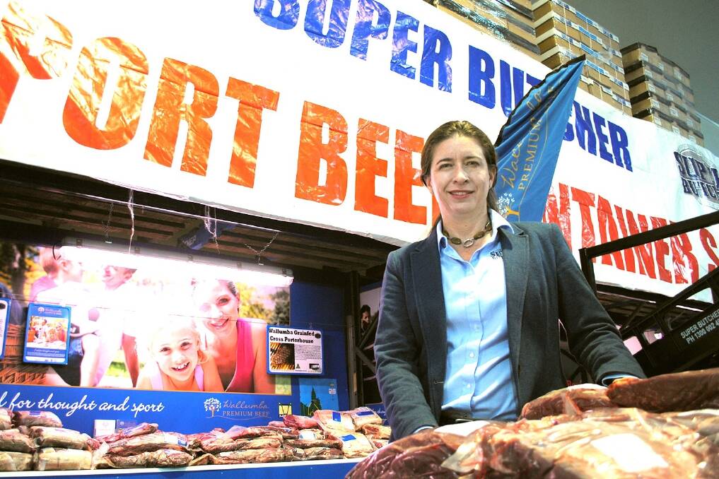 Super Butcher general manager Susan McDonald.