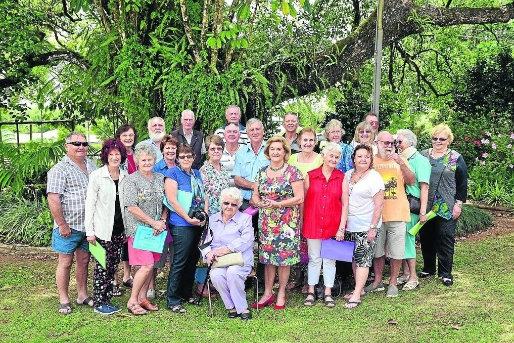 Original students return to Millaa Millaa at the weekend to celebrate 60 years since their enrolment. - Picture: Glenda McAuliffe.