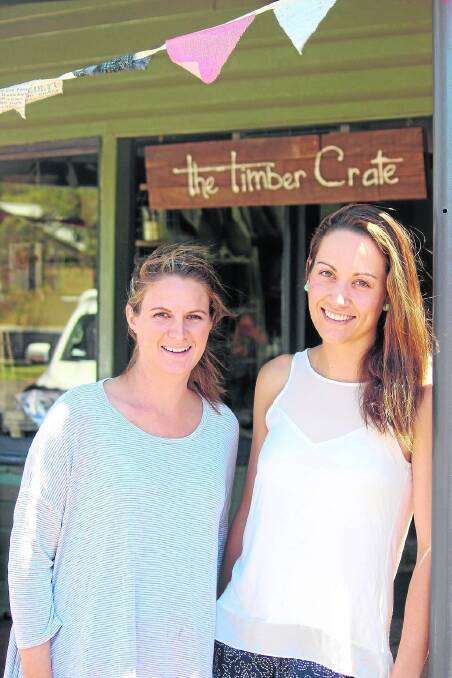 The Timber Crate owners, Sian Hardie and Ali Rollinson