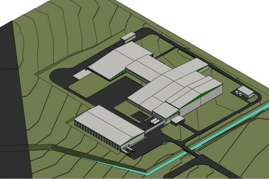A model of the proposed abattoir. <i>- Picture: Supplied.</i>