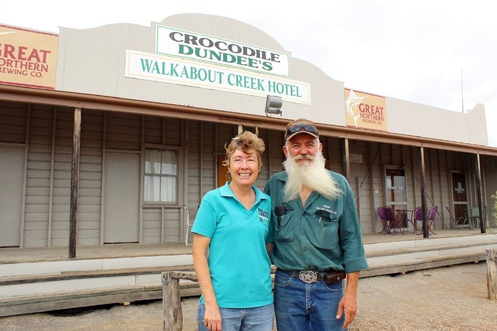 Walkabout Creek Hotel owners Debbie and Frank Wust said their business wouldn't have survived without the tourism trade. <i>Picture: ANDREA CROTHERS</i>