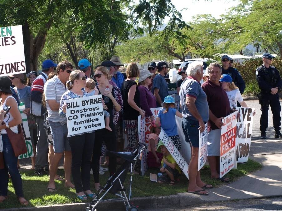 In May this year, protestors gathered angrily outside the community cabinet held in Rockhampton. At the time, Premier Annastacia Palaszczuk agreed to consult.