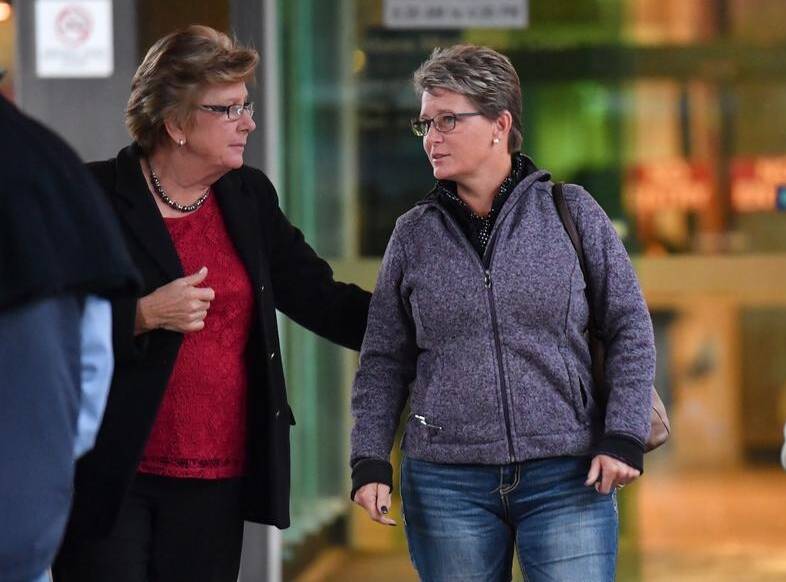 Queensland grazier Wendy Brauer (right) has told a banking inquiry about the "jerks" at Rabobank.