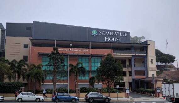 Police are hunting for an intruder who stabbed a guard at Somerville House private girls' school in South Brisbane. Photo: Jorge Branco
