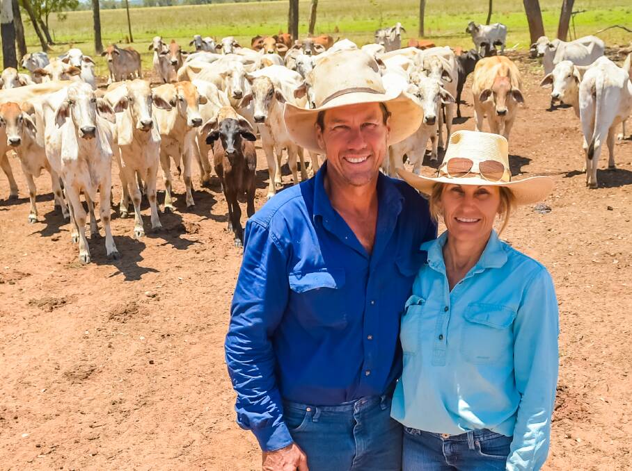 Glen and Cheryl Connolly, Blanncourt Station, west of Georgetown, introduced Wagyu genetics into their herd after their daughter began working with a Wagyu breeder and suggested the idea. Photo - Kelly Butterworth. 