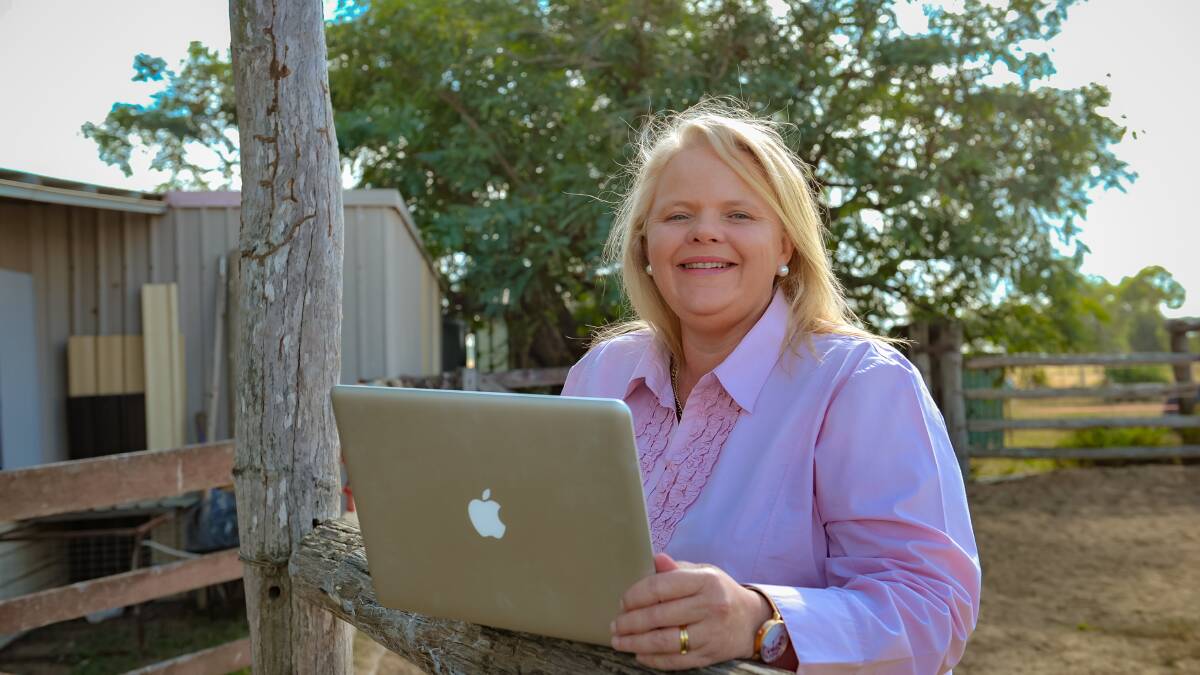 DATA WIN: Better Internet for Rural, Regional and Remote Australia's co-founder Kristy Sparrow, Alpha, is thrilled with the announcement. Photo - Kelly Butterworth.