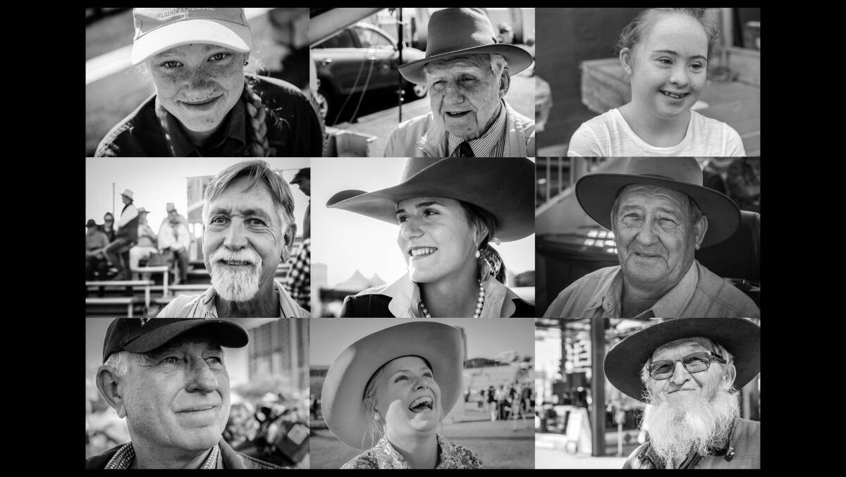 Photographer Kelly Butterworth snapped 100 faces around the rings of the 2017 Ekka. 