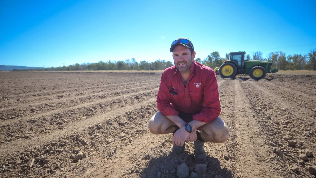 DAN Austin, Kooroowatha, Theodore, was out planting on August 1, taking full advantage of the first day of the cotton planting window. Photo - Kelly Butterworth. 