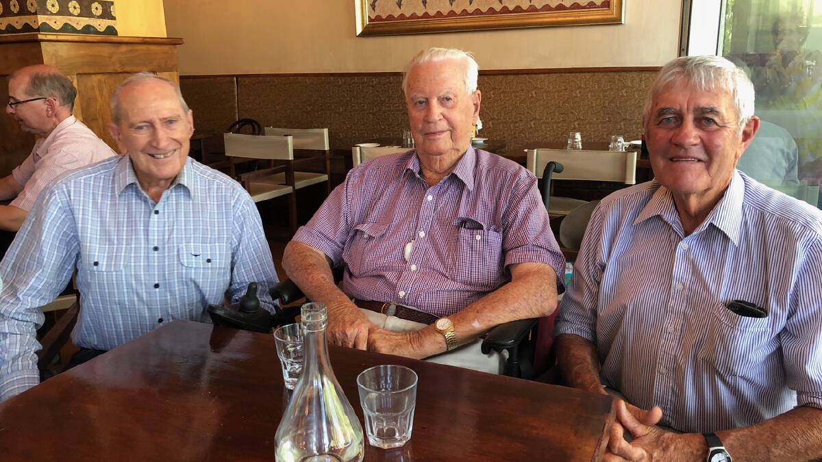 Sir Graham McCamley, Yepoon and Rockhampton, Maurice Binstead, Rockhampton, formerly of Rolleston, and Kerry Martin, Cooroy, formerly of Springsure.