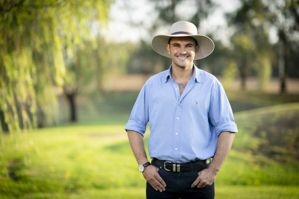 Cunnamulla's Alex Taylor is looking for love on 'Farmer Wants a Wife.'