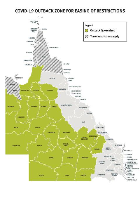 Queensland has been divided into regions as coronavirus restrictions begin to ease.