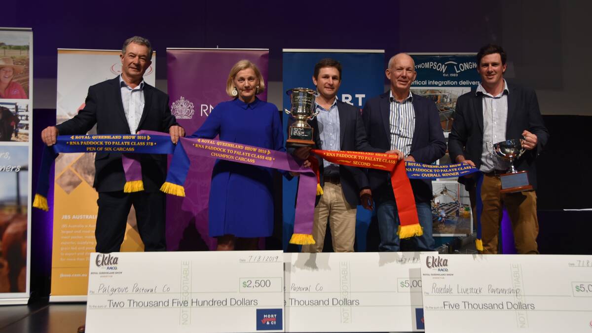 The 2019 RNA Paddock to Palate winners were crowned at a gala dinner at the Royal Queensland Show on Wednesday night.