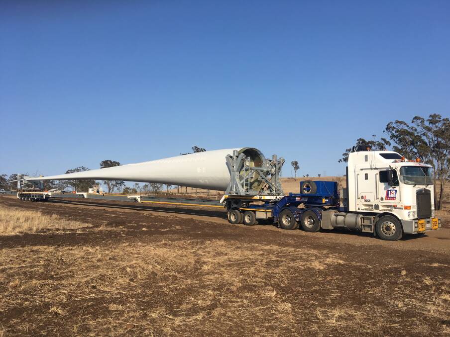 Roads will be closed at times as the turbines are transported.