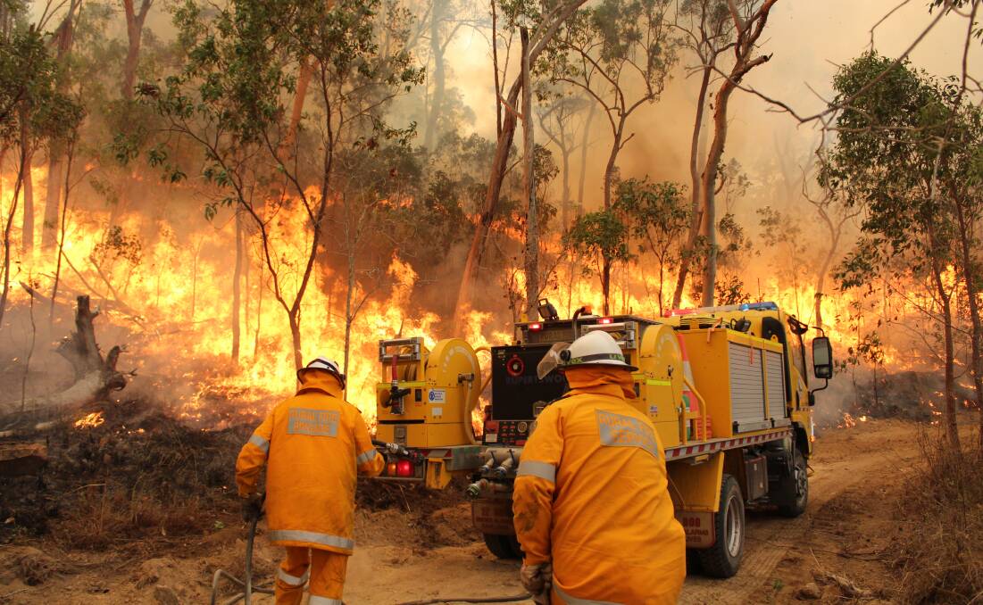 SLASH AND BURN: Rural Fire Service volunteers will be on the frontline this bushfire season. Picture: Corey Hatton.
