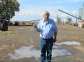 Geoff Pedler received 40mm on his home farm, 60mm on his neighbouring farm and 27mm on his organic farm, within a 20km radius. Pictures Helen Walker