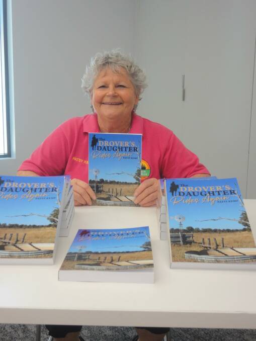 Patsy Kemp launched her second book "The Drover's Daughter Rides Again" at the Toowoomba library. 
