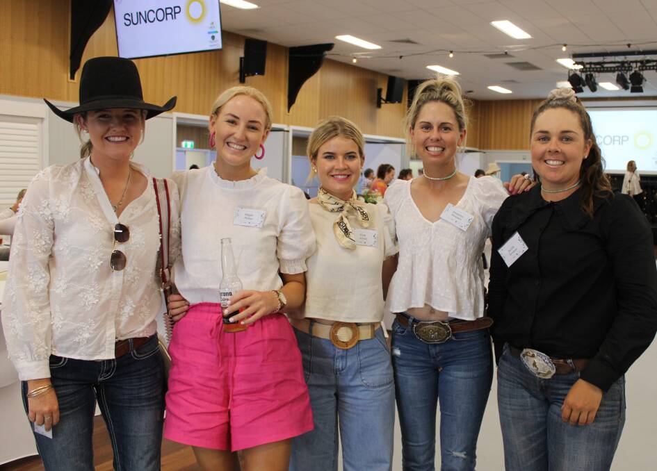 Ladies from QRRRWN and those with the Dalby Australian Stock Horse Sale connection combined for long lunch.