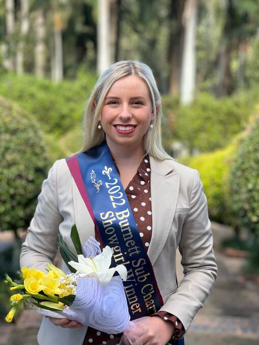 Monto Showgirl Clare Goody will represent the Burnett sub chamber at the state level. Picture: Supplied