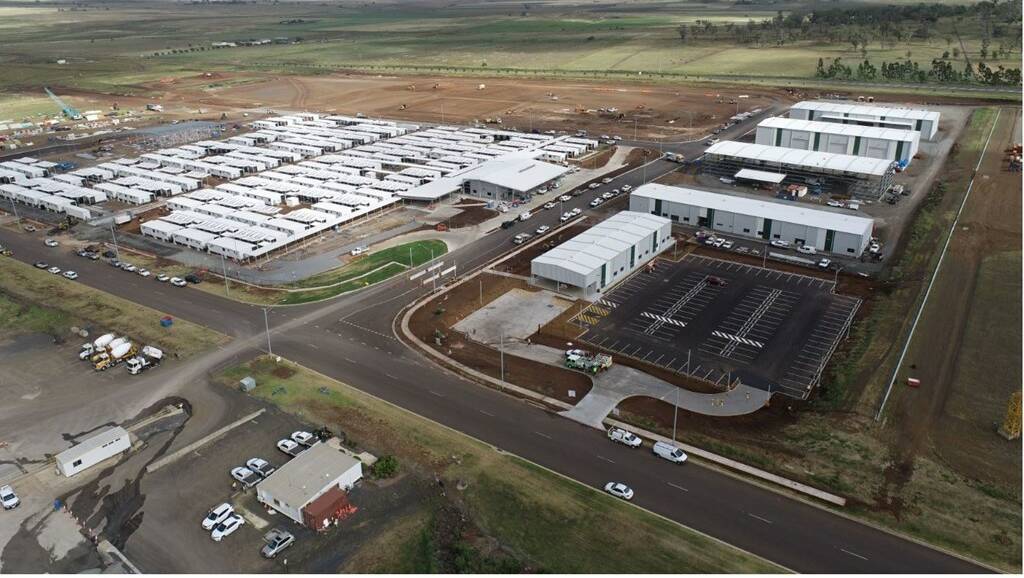 The Wellcamp Quarantine Facility situated west of Toowoomba will be placed into care and maintenance following the announcement that Pinkenba will no longer be required. Picture Queensland Government. 