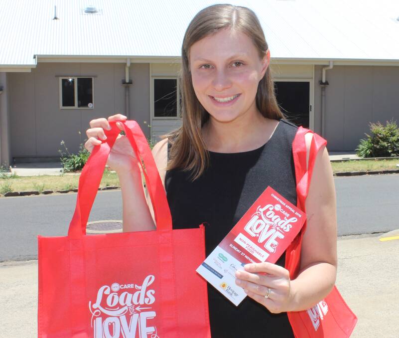 Fairfax Media digital journalist, Melody Labinsky, Toowoomba, is supporting the Loads of Love Christmas campaign and has her shopping bags ready to fill.