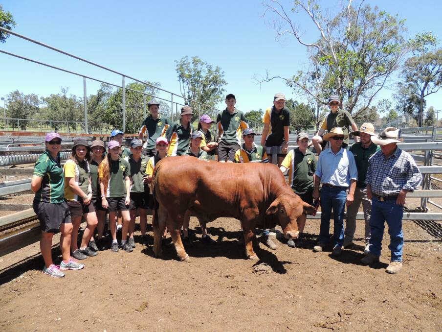 It was an a mixture of emotions as the Toogoolawah students said farewell to Hawkeye, at the Toogoolawah Saleyards, has they had become particularly attached to Hawkeye. 