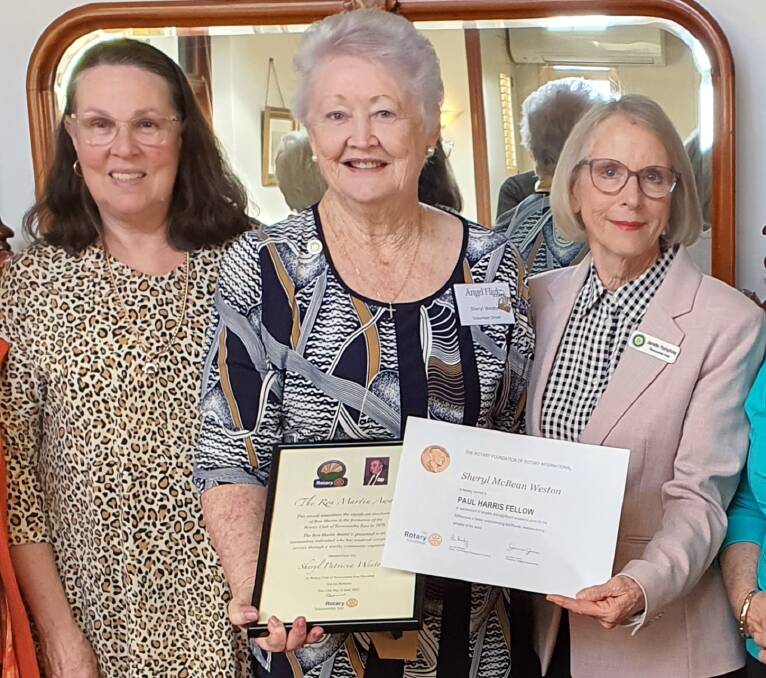 Kim Nalder, Sheryl Weston and Jan Humphreys from the Toowoomba Inner Wheel Club.Picture supplied.