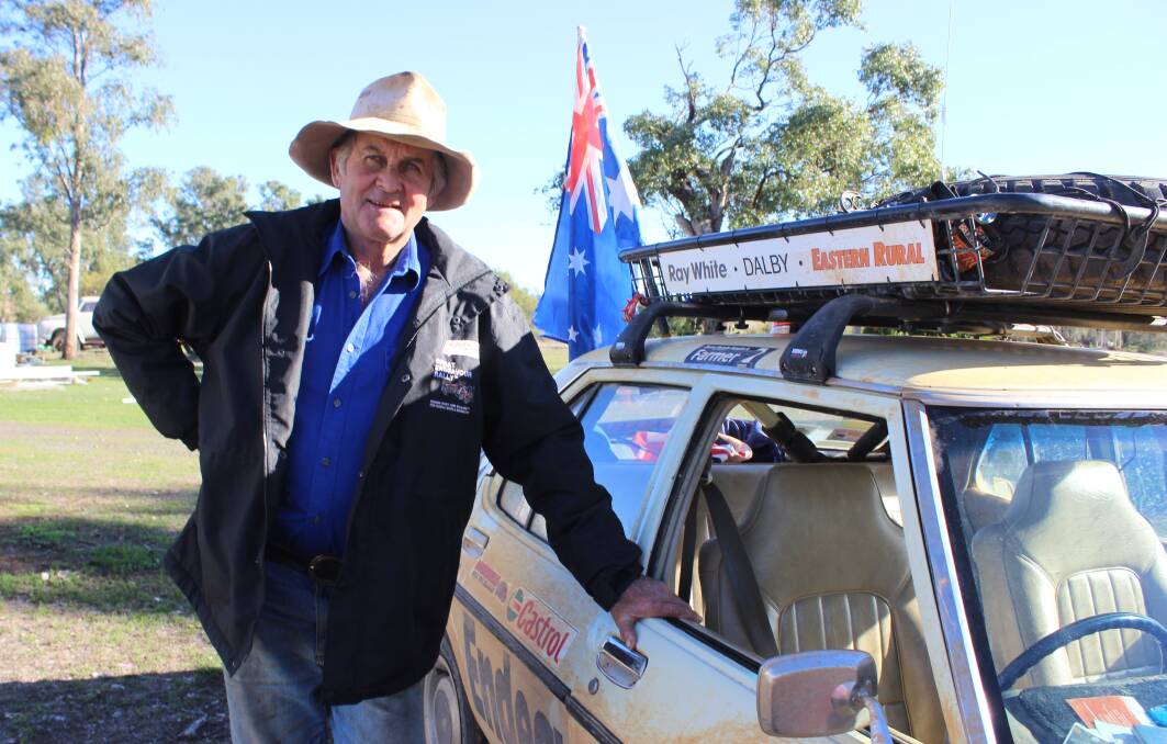 HOLDEN MAN:  Chris Bartlett, Bowenville Park, Bowenville, has just completed the Endeavour Rally with his beloved 1977 HX Holden Kingwood.