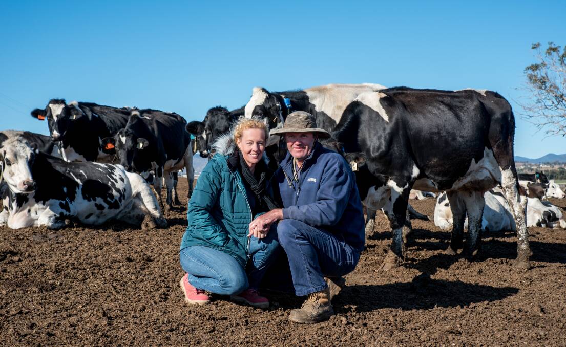 PRICES RELEASED: Karenne and Chris Mullens, Carinya, Allora, milk 250 cows supplying to Norco. Picture: Five Diamonds Photograhy. 