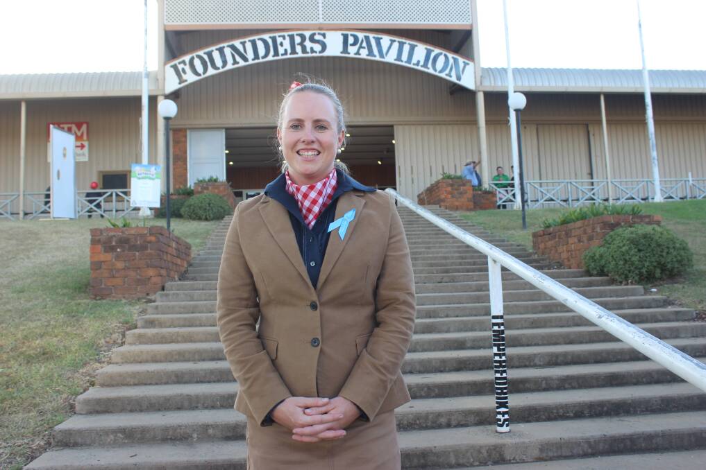 Brooke Cuddihy, representing the Bell Show Society, was named the Darling Downs Rural Ambassador at the Toowoomba Royal Show.