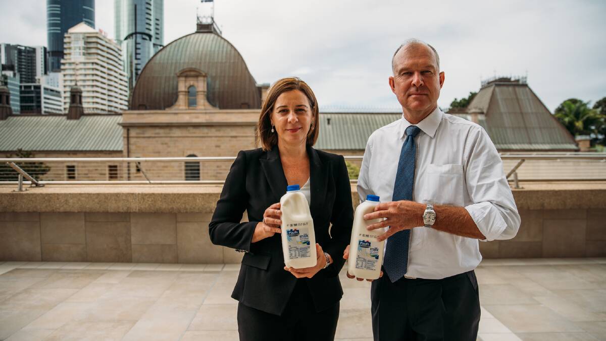 Opposition Leader Deb Frecklington and agriculture spokesman Tony Perrett questioned Agriculture Minister Mark Furner on his competency and asked him to clarify his position on $1 a litre milk during Question Time.