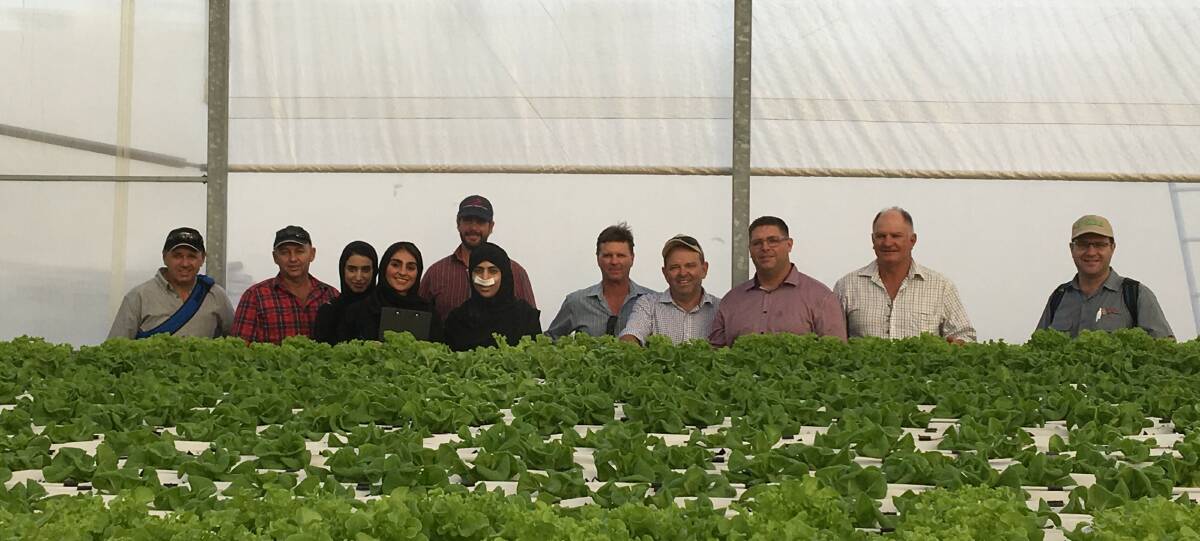 The delegation visited Gracia Farms in Abu Dhabi which uses the latest agricultural systems to produce the best quality products, achieve food security and achieve global excellence. 