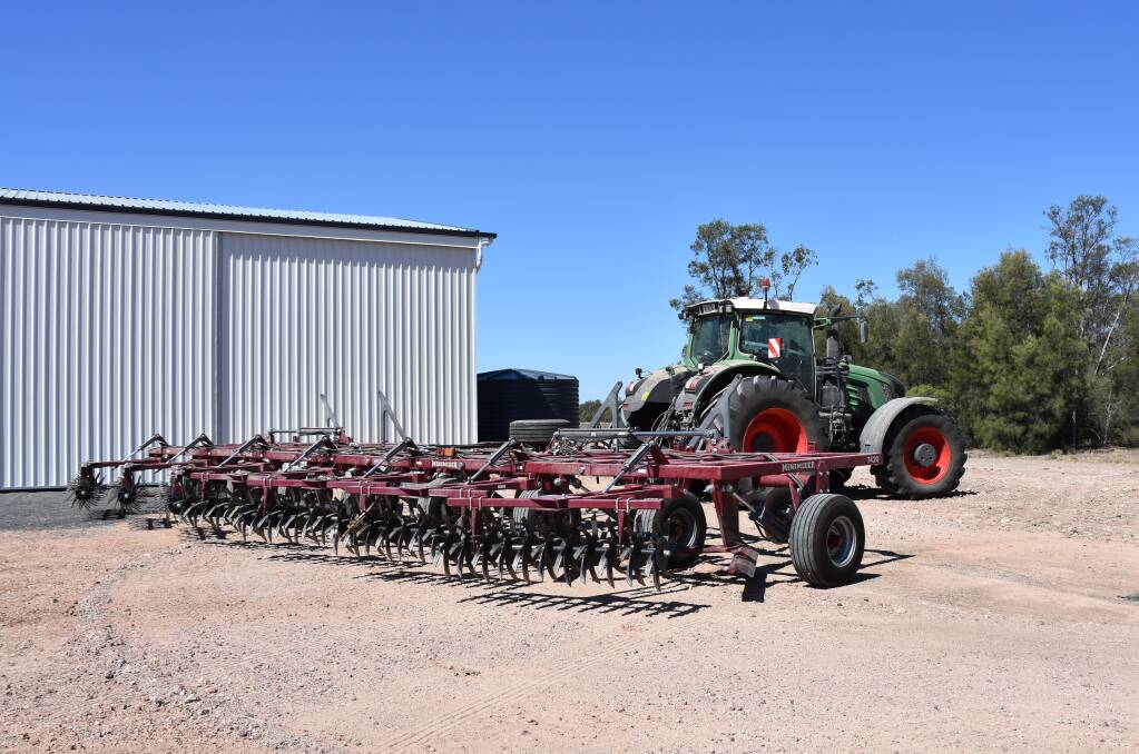 The Minimizer blade plough has been positive addition to Neville and Penny Boland's weed management program. 