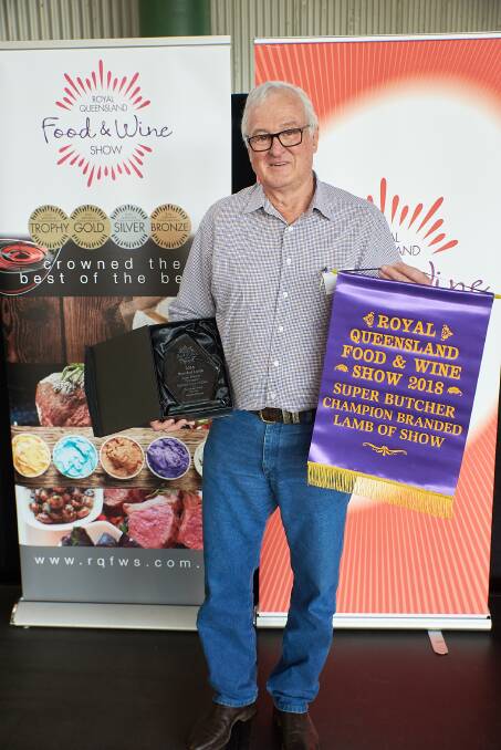 Kerry Melrose from Melrose Wholesale Meats, winner of Australia's best lamb.