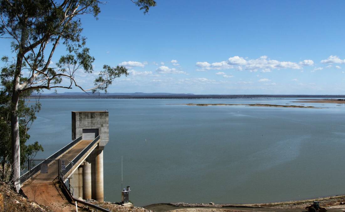 It's been a tough season for irrigators in the Fairbairn Dam catchment, allowed just six per cent of their allocations. Picture: Sally Cripps.