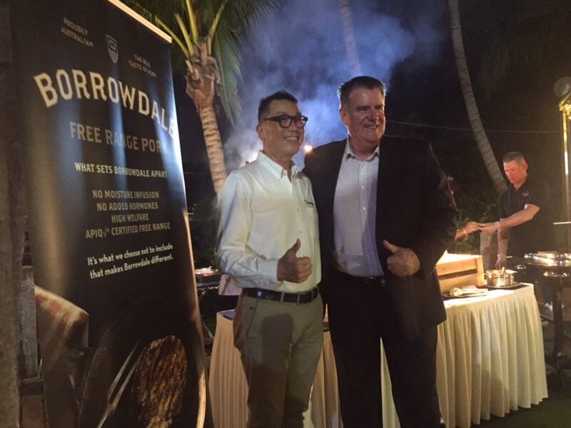 Agriculture Minister Mark Furner treated top business leaders in Singapore to some of the state's finest produce this week.