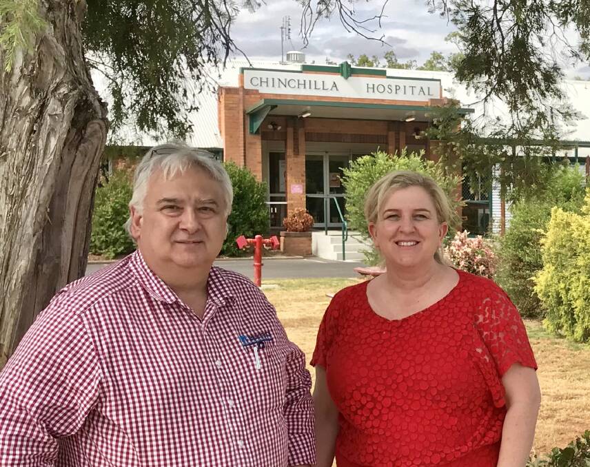 RDAQ delegates Dr Michael Rice and executive officer Marg Moss visited Chinchilla Hospital for a fact-finding meeting with DDHHS and local staff.