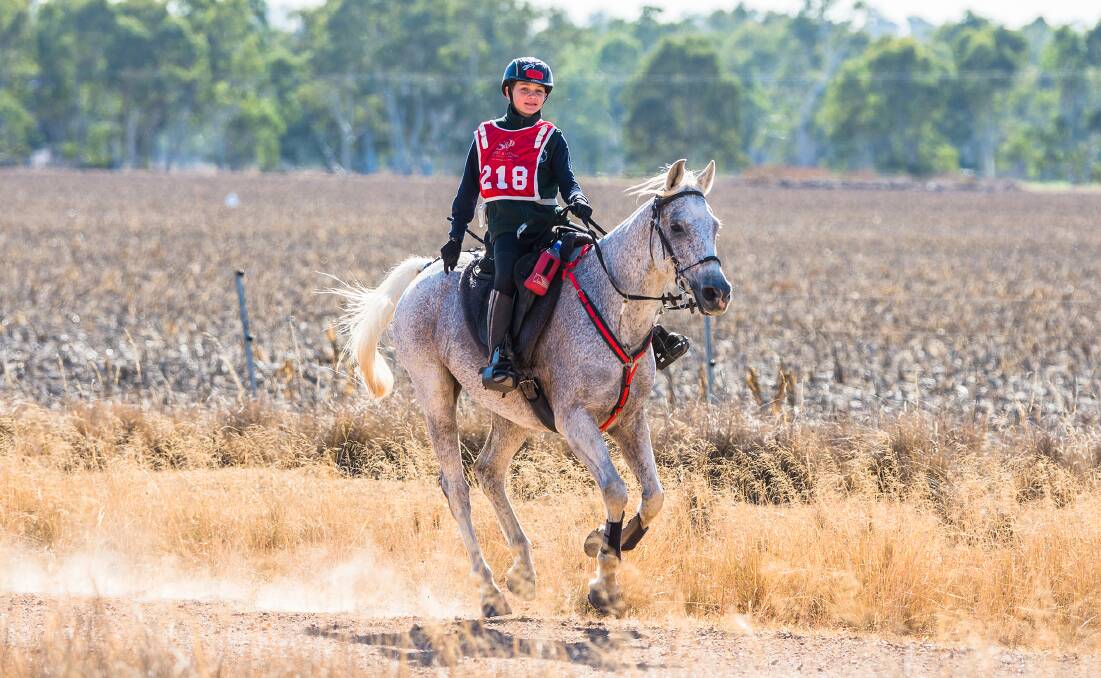 At just 12 years of age, Zac Sample is the youngest rider to tackle the Tom Quilty Gold Cup this year. Picture: Sarah Sullivan Photography.