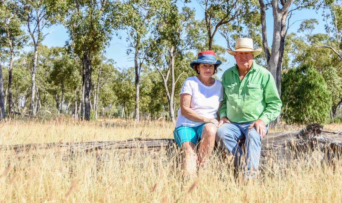Teresa and Don Allen, Albany Downs, Mitchell, say a blanket cover approach to Queensland's different ecosystems won't work. Picture: Lucy Kinbacher 
