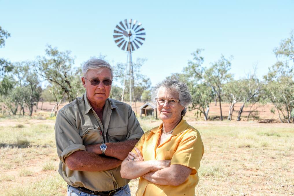 Walter and Christine McLean, Abbieglassie, south of Mitchell, received an unimproved land valuation increase of 100 per cent. 