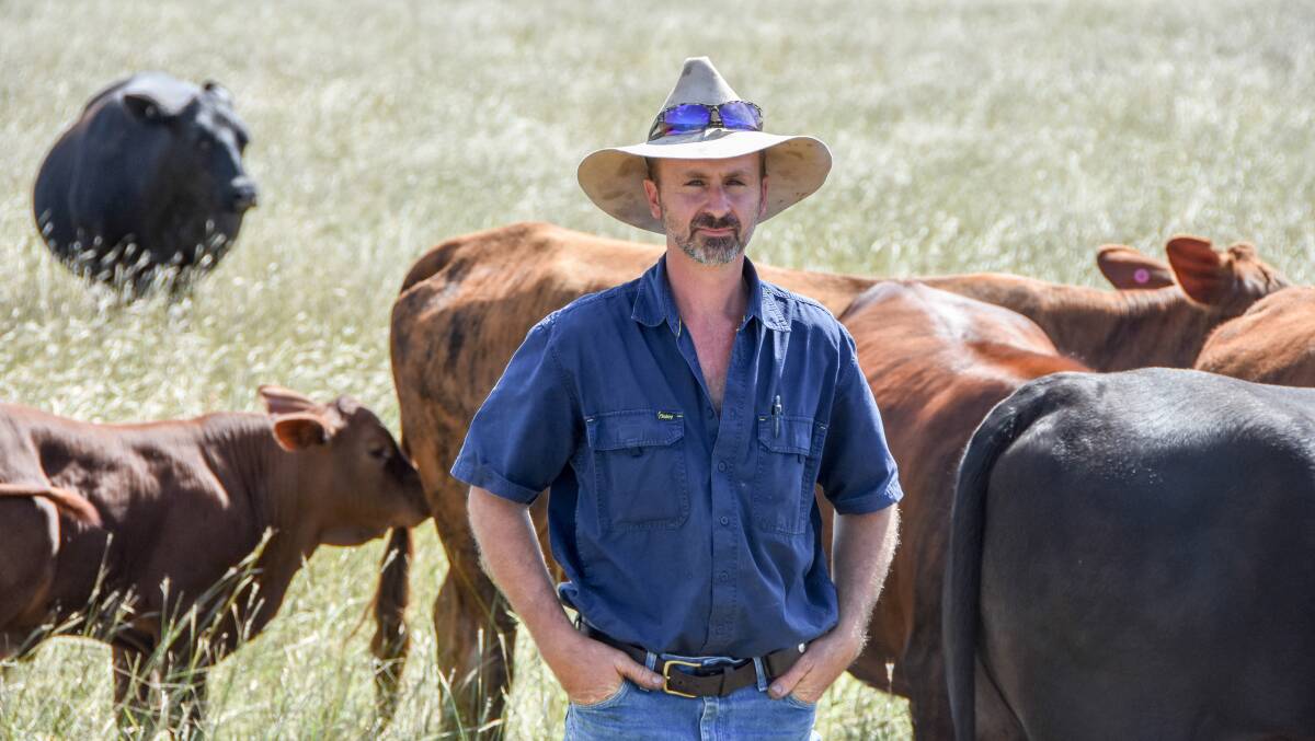 Mr Prentice works two jobs and hopes to expand the small cattle business to become their main income. 