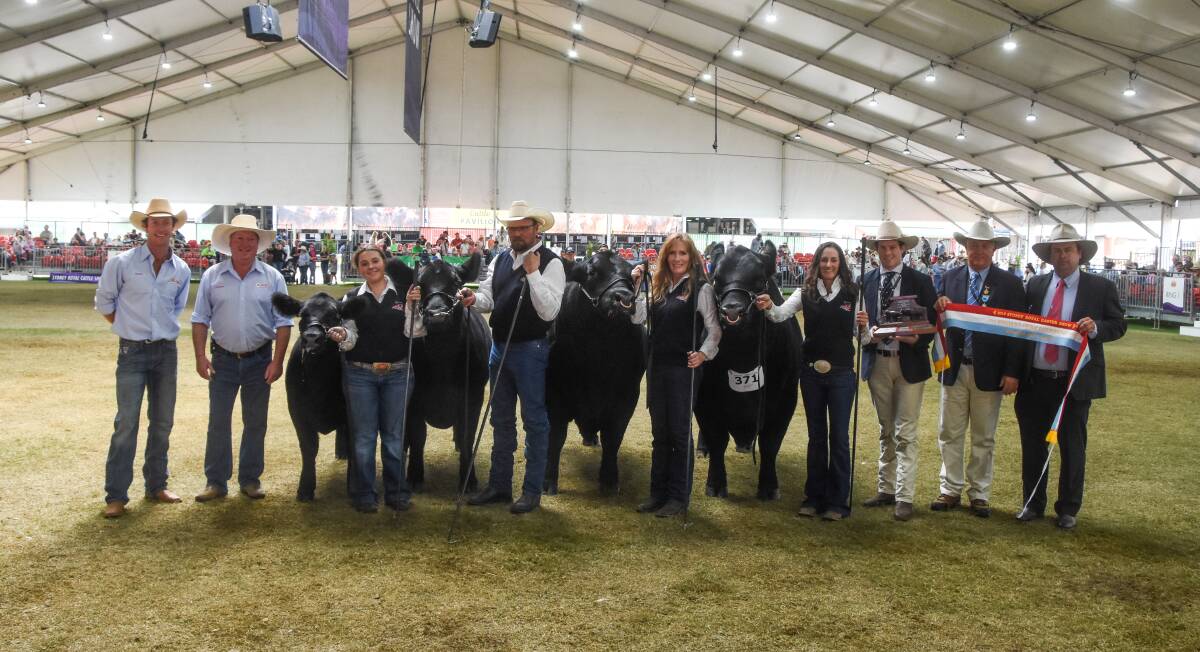 The interbreed breeders group was secured by Tattykeel Angus stud. 