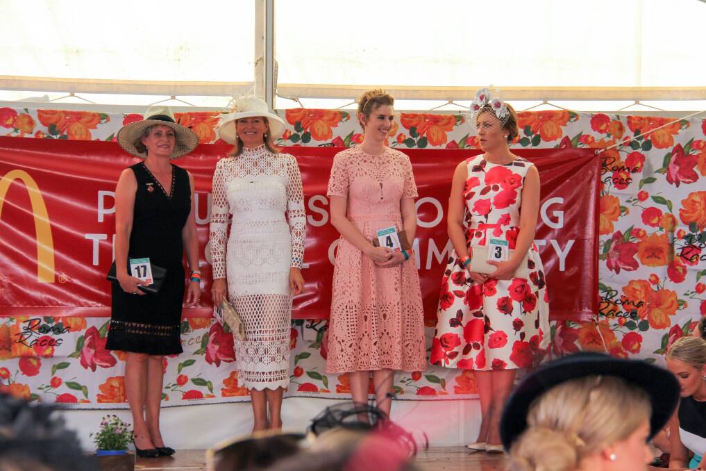 Traditional Fashion on the Field attire like fascinators and high heals at the Roma Picnic Races might not get you over the line at this event. 