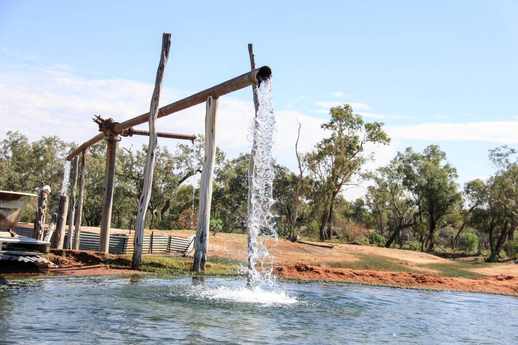 The property also features a great artesian bore which tourists stay and visit. 
