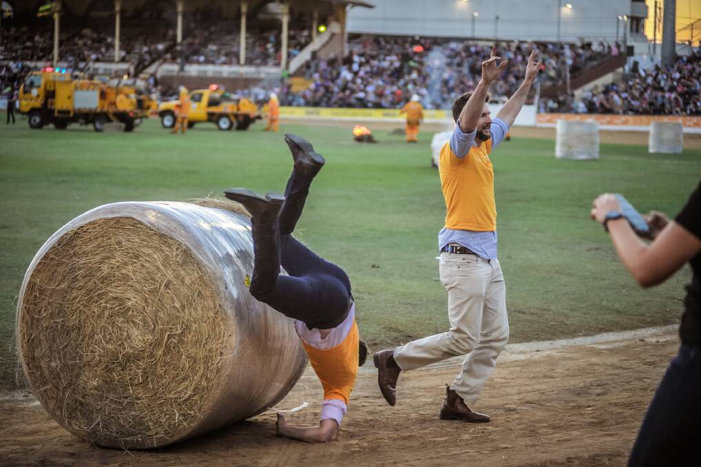 The event can be a real challenge for some people like this entrant at the Ekka in 2018. Photo: Kelly Butterworth
