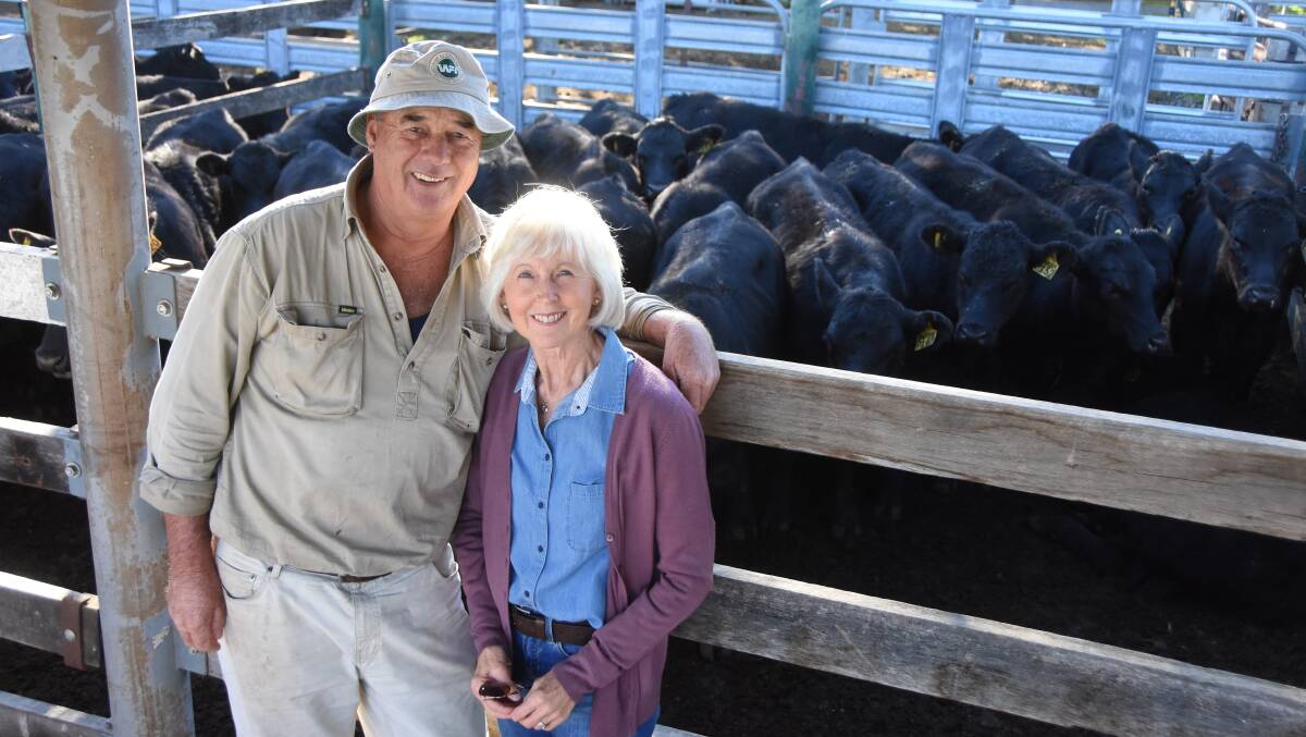 Graham and Karen Baker, Mosgiel, Ben Lomond, sold 175 steers and heifers.