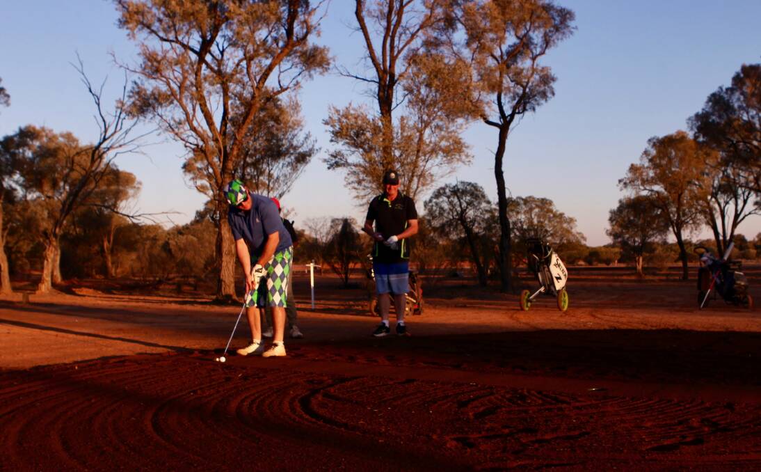 Come August 14 golfers will try their hand at the $1 million hole-in-one prize at the Quilpie Golf Open. Photo: Supplied