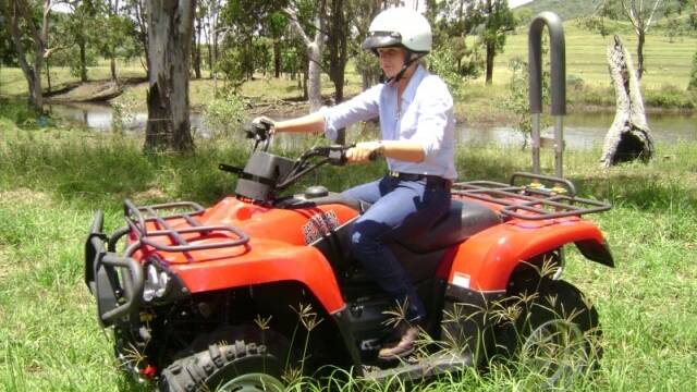 ACTION NOW: Calls for the Queensland government to give business support to implement quad bike safety precautions. 