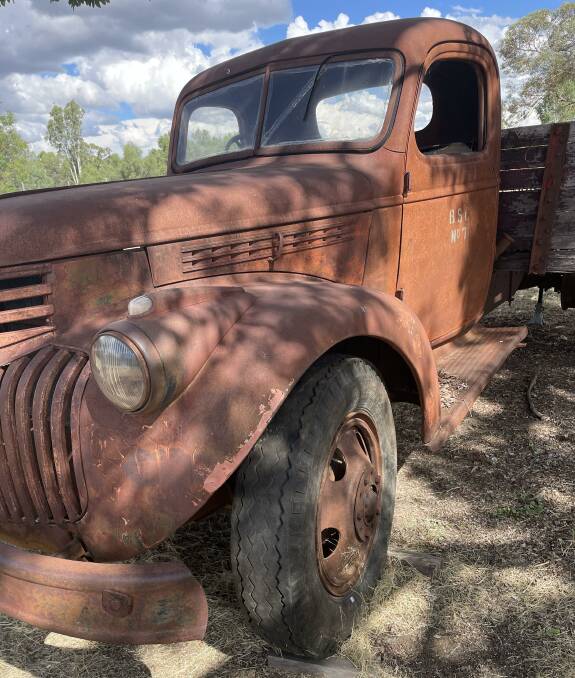 Booringa Shire's No.7 Chevrolet truck used in the 1940s and 50s.